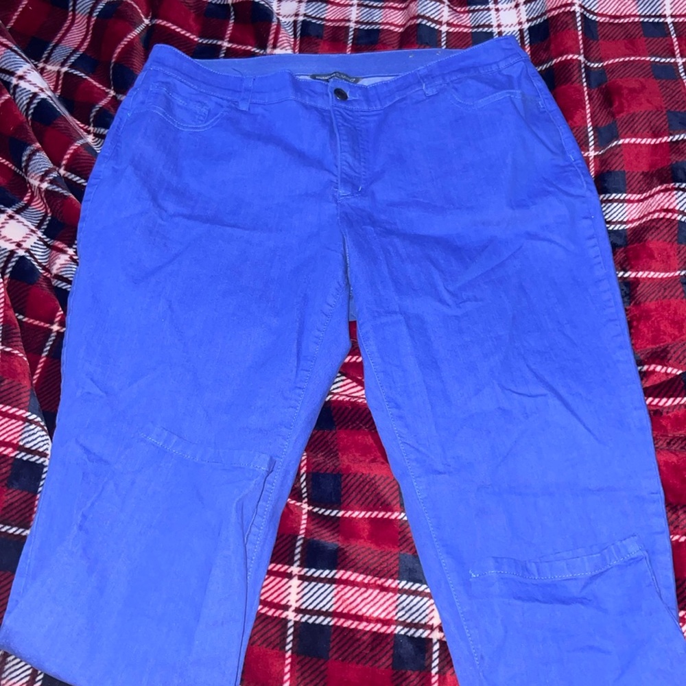 VERY blue jeans!